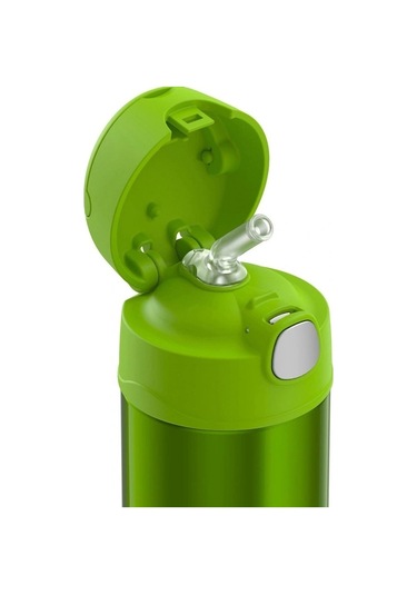 Thermos Funtainer Pipetli Çocuk Termos 355ml 12 Oz - Lime