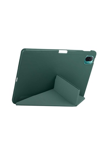 Xiaomi Uyumlu Mi Pad 5 / Mi Pad 5 Pro Kılıf Kalem Bölmeli Silikon Smart Cover Tablet Kılıfı