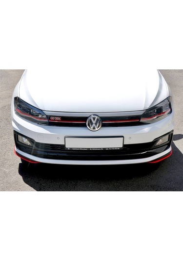 Autogp Vw Polo Aw1 Gti Ön Panjur Izgara Kırmızı Şeritli 2018+ Gr-gt-vw-plo8