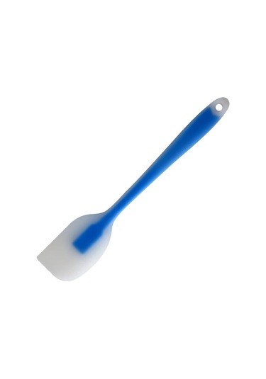 Honeybeeshop 1 Adet Yarı Saydam Multifonksiyonel Silikon Krem Spatulası Mavi Mavi
