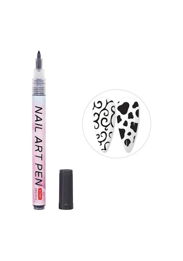 Ellea Nail Nail Art Çizim Kalemi Siyah