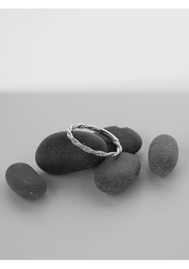 Sılverme Gümüş Örgü Yüzük 925 Ayar İnce 269786124 Gümüş