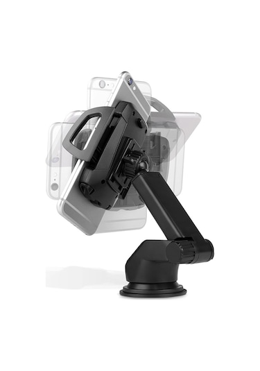 Ttec Flexgrip Comfort Araç Içi Telefon Tutucu Black
