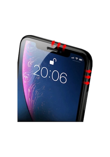 Apple Uyumlu iPhone XS Max 6.5 Davin Seramik Ekran Koruyucu Siyah