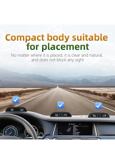 Ultron G3 Dijital Hud Unıversal Araç Gps Hız Göstergesi Pusula