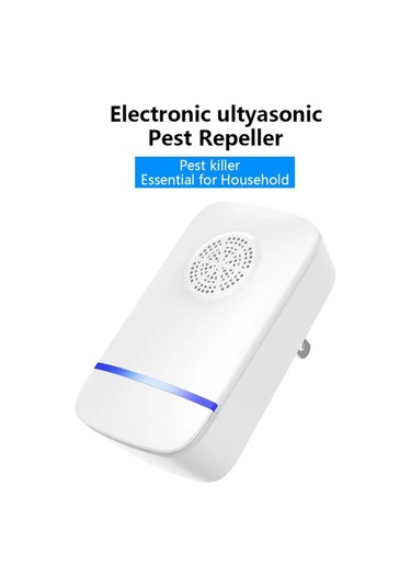 Youtek Ev, Ofis Ve Depo İçin Elektromanyetik Ve Ultrasonik 360 Zararlı Hayvan Kovucu - Avrupa Standartı Beyaz