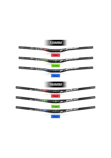 Artfulabode X U Şekilli Mavi Gidon Gidon Dağ Bisikleti Bisiklet Bisiklet Alüminyum Alaşımlı 780 31.8mm Od Mavi