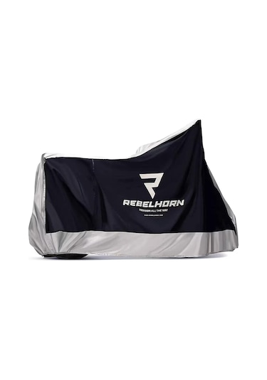 Motorcycle Cover Rebelhorn Cover Iı Black/sılver