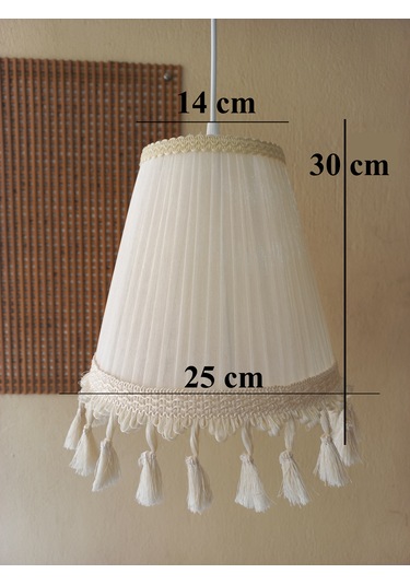 N-19 Krem Organze Yatak Odası Çocuk Ve Bebek Odası Avize Krem