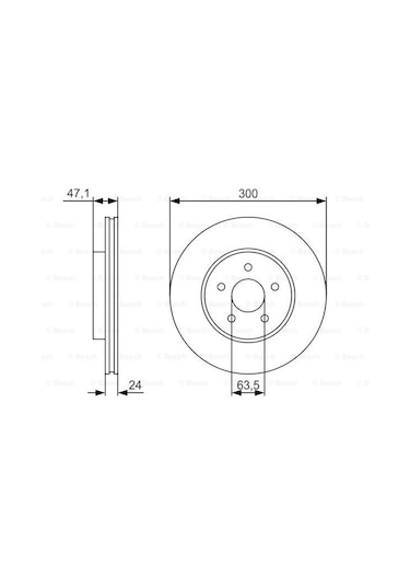 Ford Mondeo 2.0 2000-2007 Bosch Ön Disk 2 Adet