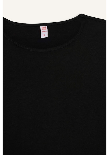 Defacto Bisiklet Yaka Uzun Kollu Üst-fall İn Love F5032ax25wnbk81 Siyah-bk81