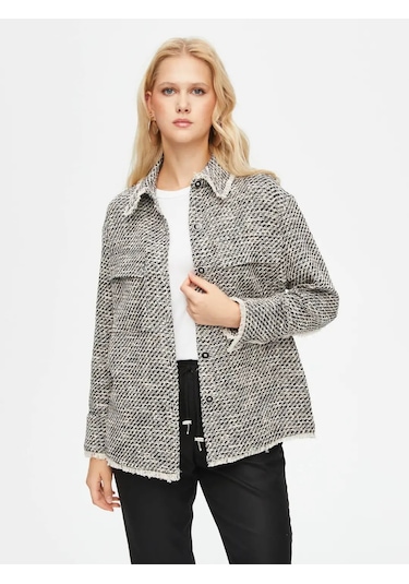 Faik Sönmez Simli Kadın Tüvit Tunik 69602 Siyah