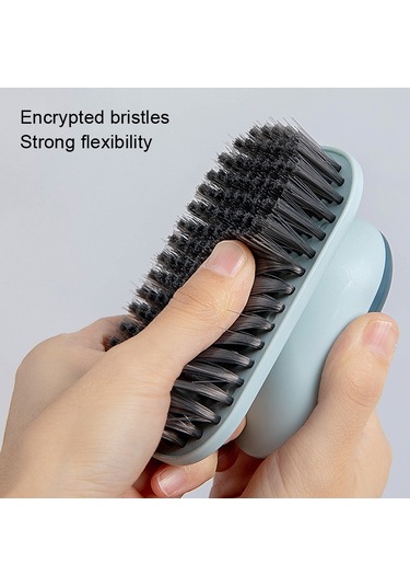 Sones 2 Adet Sm005 Ev Plastik Saplı Giysi Temizleme Yumuşak Saç Fırçası Gri