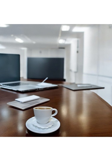 Kağıt Bardak Altlığı Çay Bardak Altlığı 90 Mm 250 Adet Beyaz