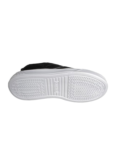 Kinetix Kadın Siyah Pembe Cilt Kalın Taban Sneaker Spor Ayakkabı 001