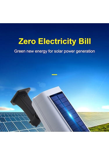 Xindoker Güneş Enerjili Hareket Sensörlü Güvenlik Aydınlatma Duvar Lambası: 3 Mod, Ip65 Su Geçirmez, 2400mah Pil Beyaz