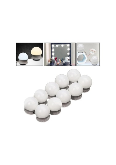 Suntek 10 Led Makyaj Aynası Işıkları Süper Parlak Banyo