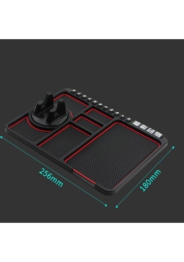 Joyhub Otomatik Tutucu Kaymaz Yapışkan Anti Slayt Dash Telefon Montajı Siyah Yok Havalandırma Ny5r21