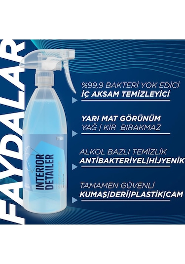 Gyeon Q²m İnteriordetailer Araç İçi Bakteri Virüs Temizley 500 Ml