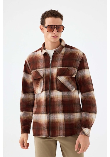 Loft Kahverengi Erkek Gömlek Lf2040991 Kahverengi