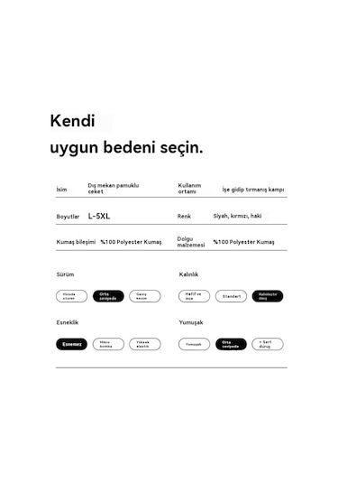 Orta Yaşlı Erkekler İçin Yeni Stil Kalın Kışlık Pamuklu Dolgulu Ceket, Kışlık Giyim, Sıcak Kışlık Giysiler Kırmızı