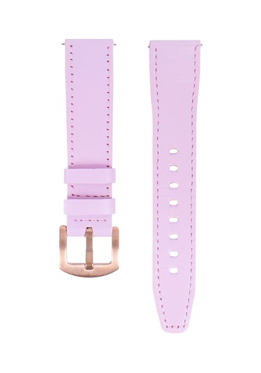 Fro Lw38-43 20 Mm Hakiki Deri Düz Pembe Kordon Gold Toka