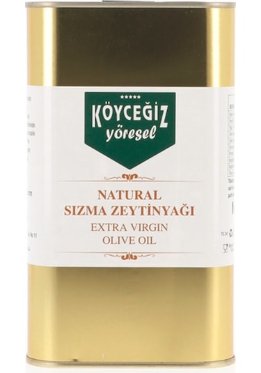Köyceğiz Yöresel Naturel Sızma Zeytinyağı Teneke 3 L
