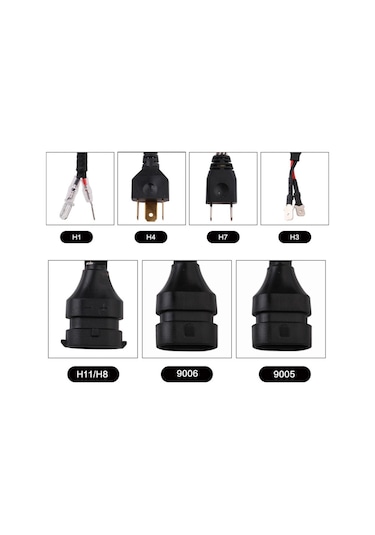 H11 Led Xenon Far Ampulü Beyaz Işık Şimşek Etkili C6 Kasa