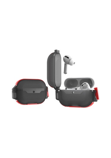 Air-pods Zore Airbag 34 Darbelere Karşı Dayanıklı Kılıf-kırmızı Kırmızı