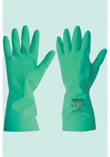 Kimyasal Dayanıklı Nitril Eldiven Starline 1513 En 374 388 Stl Asit Baz Yağlara Kaplama