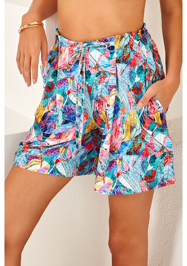 Uv Korumalı Kadın Havuz Deniz Şort Mayo 4408 Mint Mint