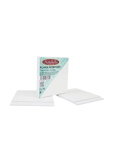Kpt4S10X10 Artebella (Preslenmiş) Kompozit Plaka 10X10 Cm 4'Lü Se