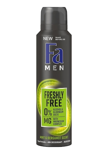 Fa Men Freshly Free Mint & Bergamot Erkek Sprey Deodorant 150 ML