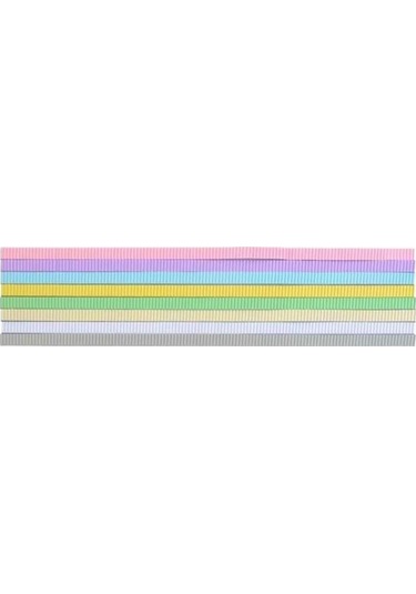 Lino 13x500 Mm Oluklu Şerit 8 Renk Pastel Seri 40'lı