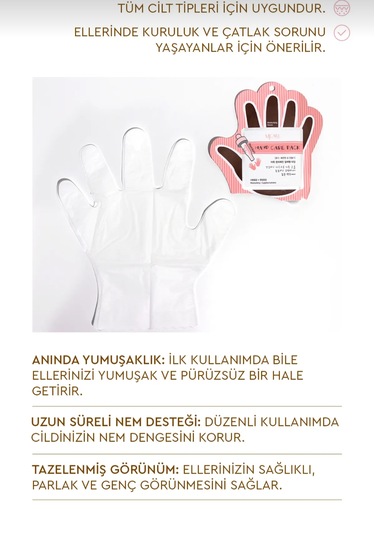 Mjcaare Premium Foot Care Pack - El Bakım Maskesi 2'li