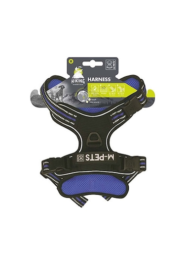 M-pets Hiking Reflektörlü Köpek Göğüs Tasması Mavi Medium 40-75 Cm 244-58020.02 Renkli