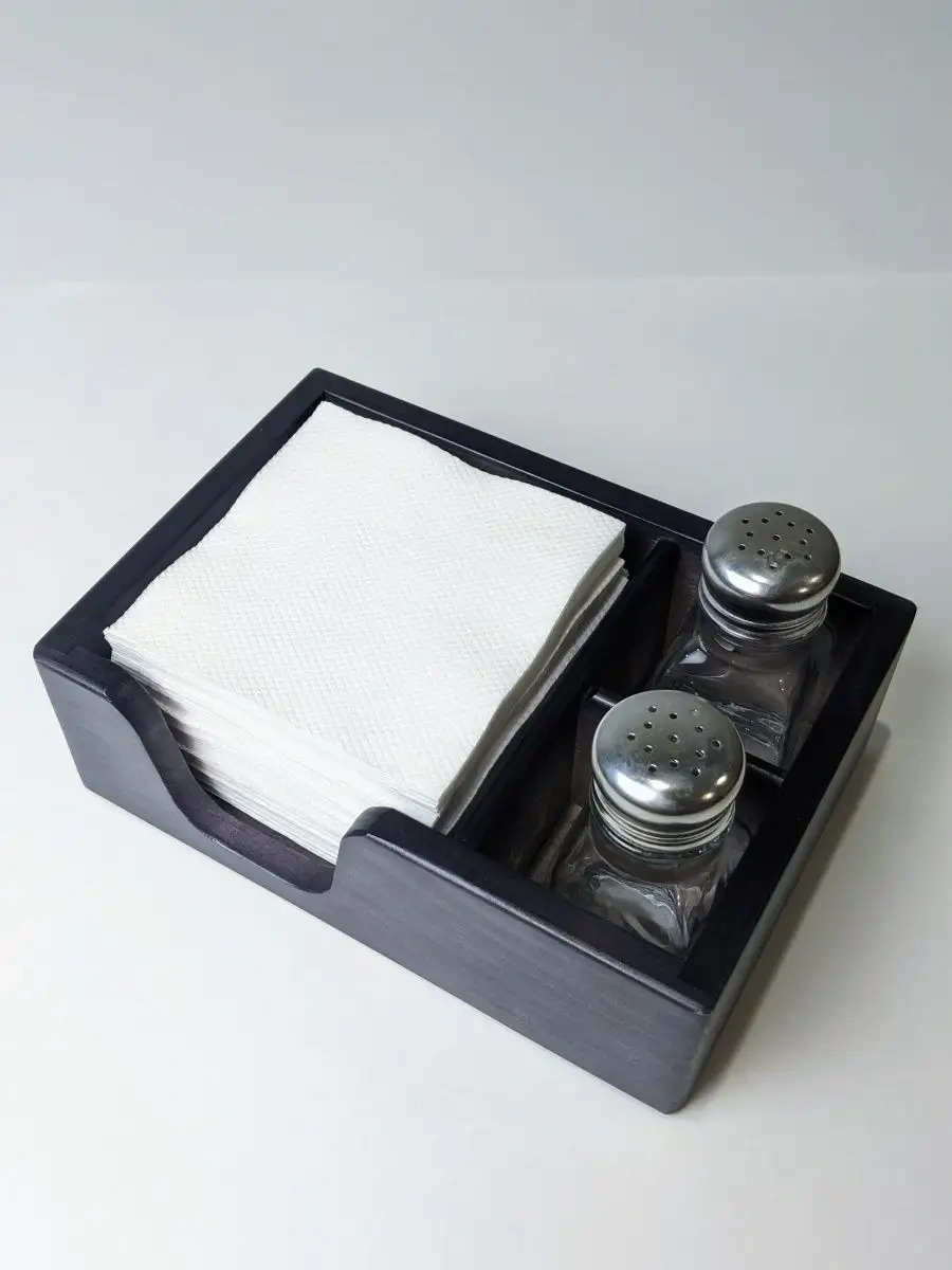 Masterskaa S Wood Ahşap Siyah Peçetelik 156264800 Siyah