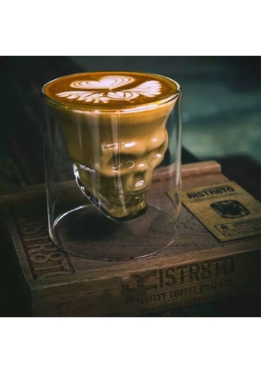 Çift Çidarlı Kuru Kafa Bardak