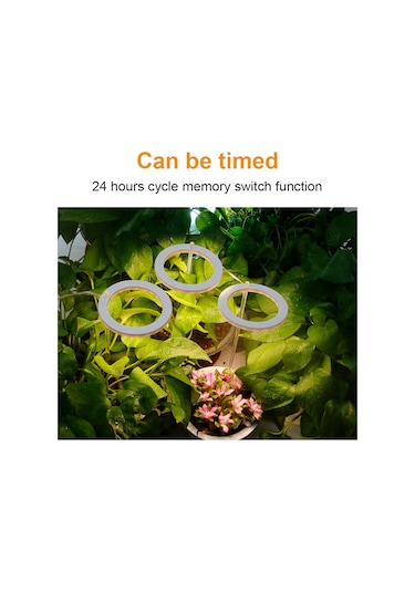 Üç Başlı Led Bitki Büyütme Işığı Usb Fitore Lampası İç Mekan Bitki Fideleri İçin Tam Spektrum Lambası Evde Bitki Büyütme Işığı Diğer