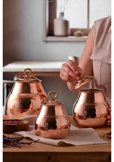 Emsan Göbeklitepe Bakır Baharatlık 20 Cm Bakır