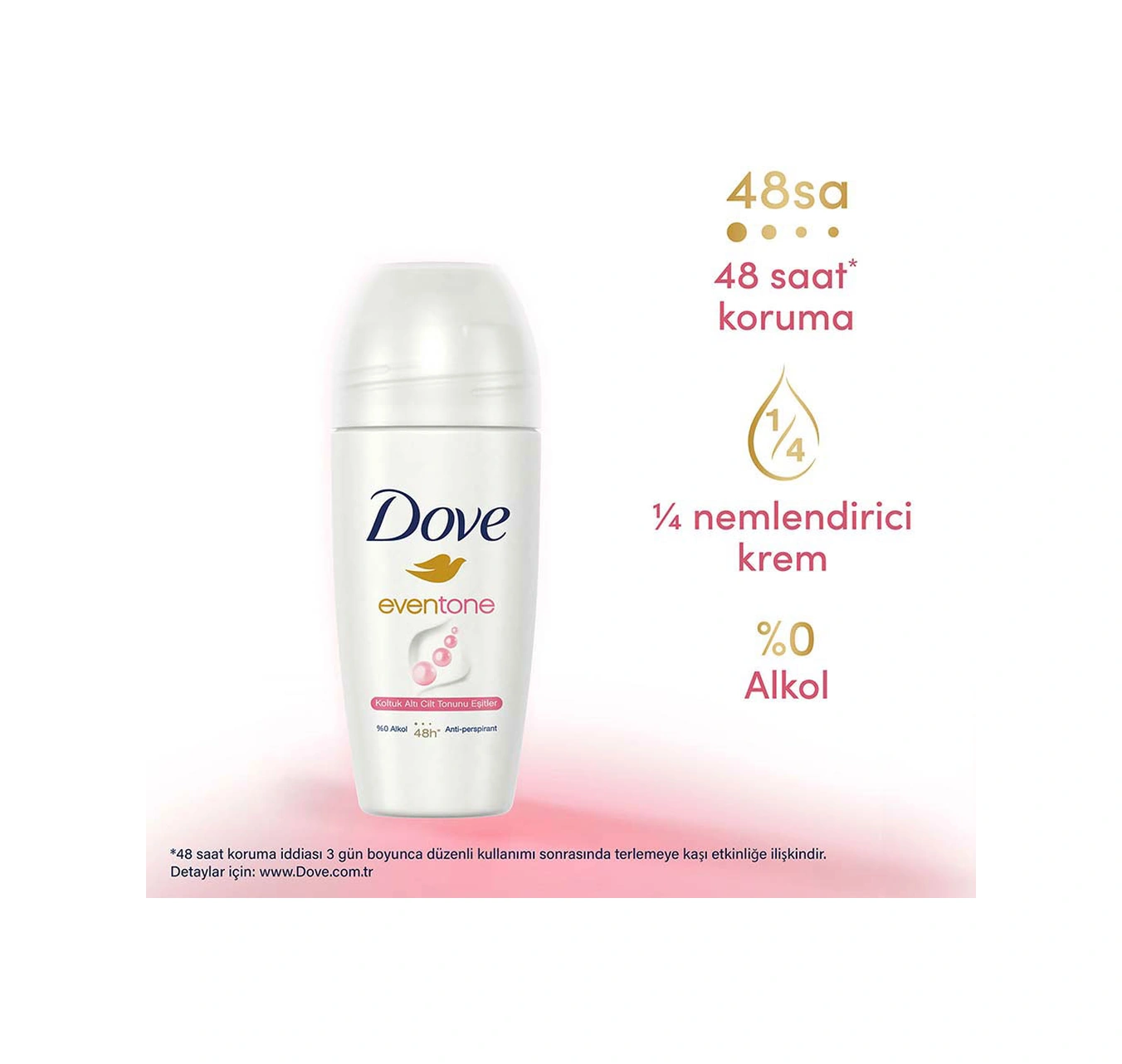 Dove Kadın Roll On Deodorant Eventone 50 Ml X2