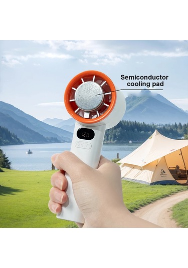 Yeni Mini El Fanı Taşınabilir Usb Şarj Edilebilir Elekikli Fanlar 120 Hızı B Whıte