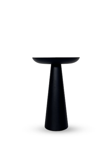 Tekli Zigon Mantar Sehpa Mushroom Masif Ahşap Modern Yan Sehpa Naturel Kayın