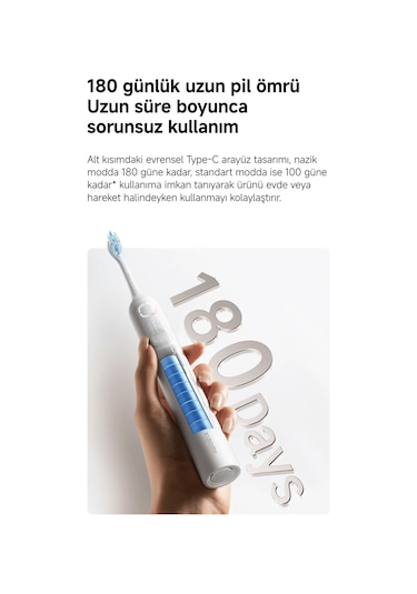 Xiaomi Electric Toothbrush Şarjlı Diş Fırçası Mavi