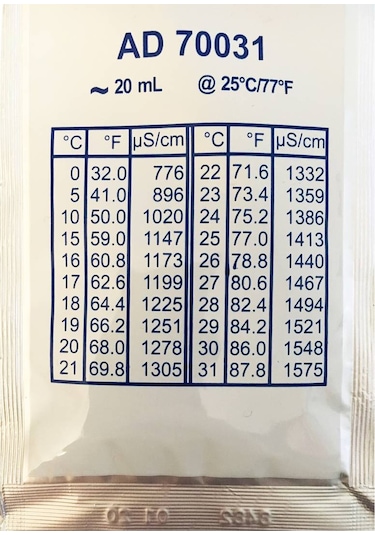 Adwa Tds Kalibrasyon Çözeltisi Ec 1.413 Ms/Cm 20ml