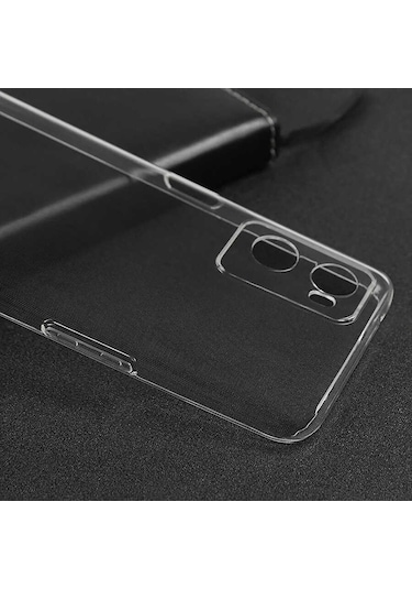 Khayra A76 Kılıf Süper Silikon Kapak - Renksiz Renksiz