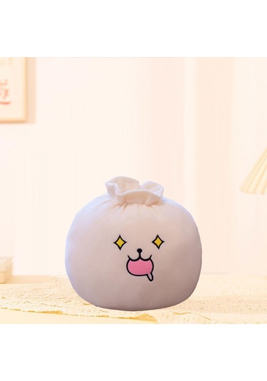 Homyl Bao Bun Dolması Peluş Hamur Yastık Yuvarlak Baozi Çok Stil B