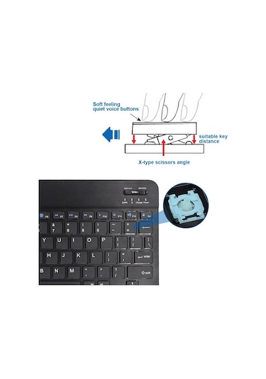 Valkyrie BL30-S 10" Bluetooth Kablosuz Klavye