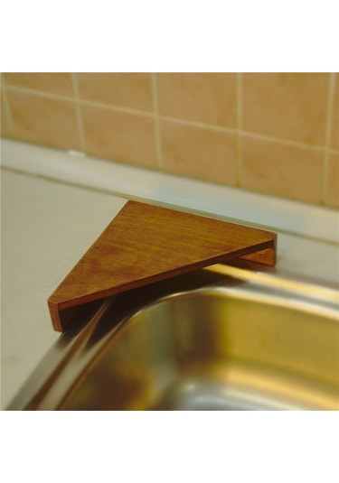 Ayaklı Üçgen Stand Suya Dayanıklı Mutfak Lavobo, Tezgah Köşe Organizer