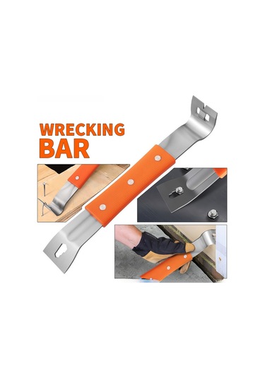 Kosona Çelik Palet Çekici, Kauçuk Kaymaz Korku Kolu, Çivi Çekici, Ahşap İşleri Ve Tadilatlar İçin Çok Fonksiyonlu Scraper Mavi